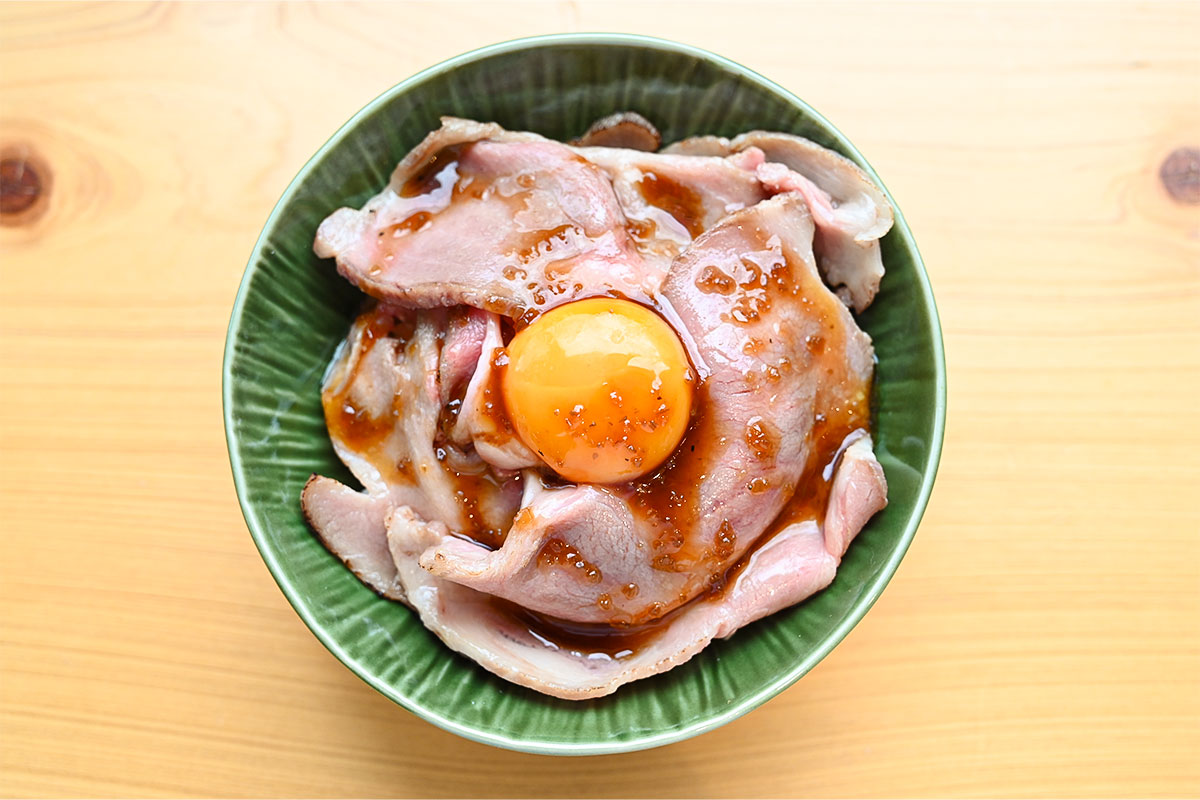 レアチャーシュー小丼